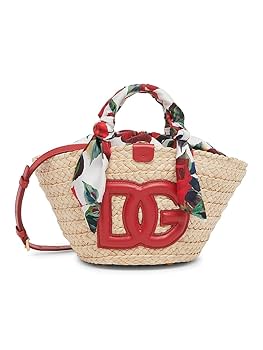 【関税・送料込み】DOLCE & GABBANA RED COTTON ESPADRILLAS Amazon.com: Dolce&Gabbana, Straw & Cotton Tote Bag, Red